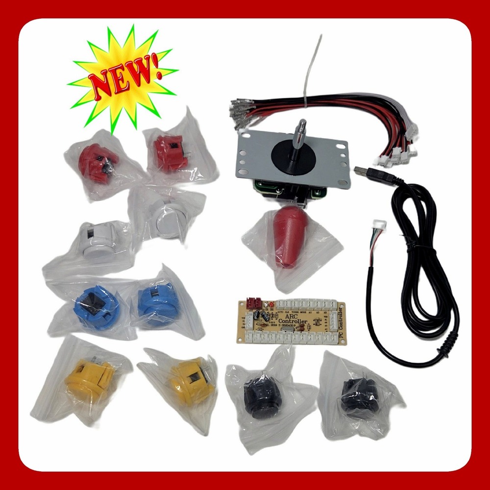 ARC-968 Arcade DIY Kit PC Controller USB Encoder Joystick 10 Buttons Brand New